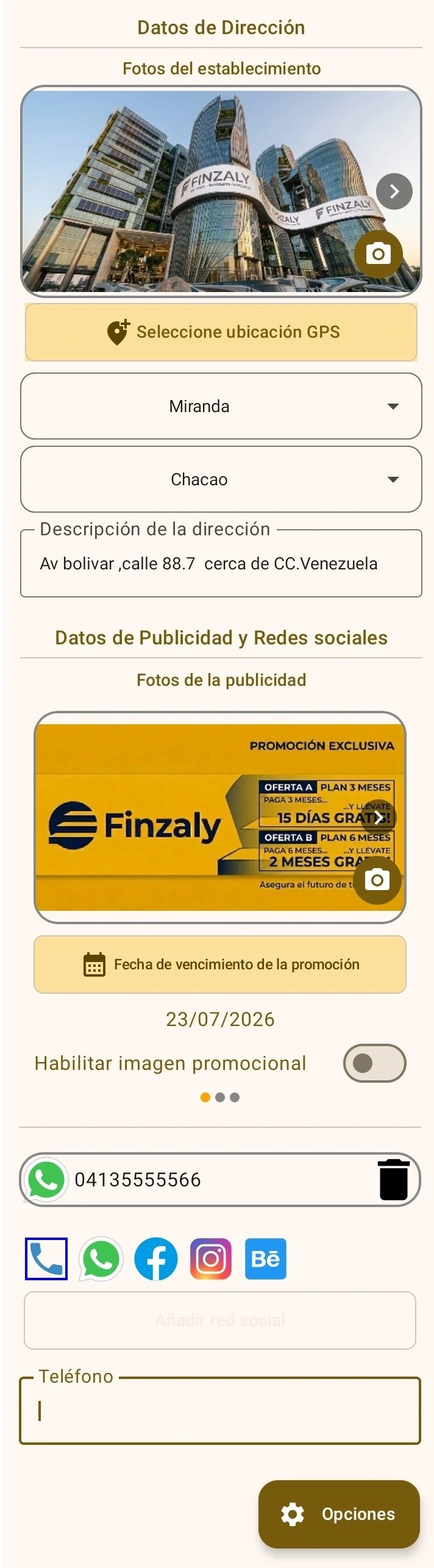 Finzaly - Dirección, Campañas Publicitarias y Redes Sociales